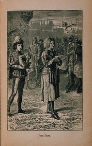 Joana d&39;Arc (c.1412-31) ilustração de Little Arthurs História da França: dos primeiros tempos à queda do segundo Império publicado em 1899